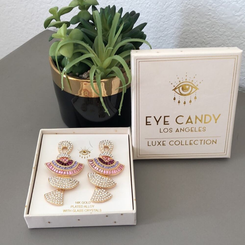 Eye Candy Los Angeles Statement Drop Earrings